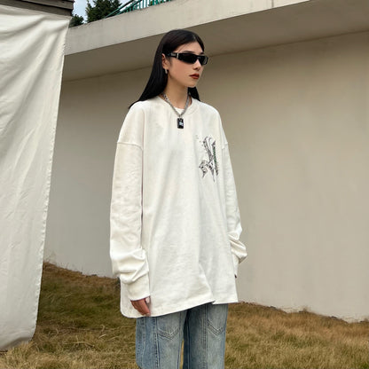 レディースファッション ストリートファッション 長袖Tシャツ ロンT ロングスリーブTシャツ 韓国通販　韓国アパレル　韓国ファッション　韓国ストリート 人気 冬服 MOST モスト JEMSUDIO